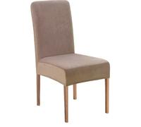 QUXVUIS 4pcs Stretch Chair Covers Easy To Care Wide Application Polyester Protective Chair Covers Kitchen Cover, tan