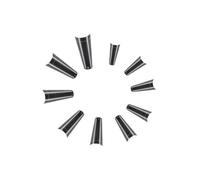 QUXVUIS 500 Pieces Nails Acrylic Manicure False C-Curve Ballet Ballerina Tools Extensions Decorations Accessories Gifts , clear