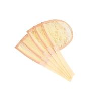 QUXVUIS 5pcs Hair Net for Flawless Ponytail Weaving Net Wig Caps Hair Accessories, cream color, length 19.2cm