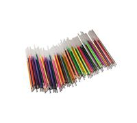 QUXVUIS 60 Color Neon Gel Pen Refill Set for Coloring Drawing and Crafts Refills Flash