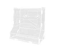 QUXVUIS Acrylic Rabbit Feed Rack Transparent Durable Convenient Feeding Pet Solution All Pets Needs Making Spacious Enough For Pets Needs. Grass Hay Basin