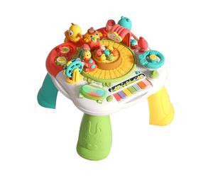QUXVUIS Activity Table Toddlers Musical Learning Table Solid Construction To Build Children S Confidence In Musical Experiences Learning Activity Educational