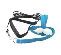 QUXVUIS Adjustable Bird Harness And Leash Enjoy Safe And Fun Walks With Pet Parrot Cute Bird Harness And Leash For Parrot, misty blue