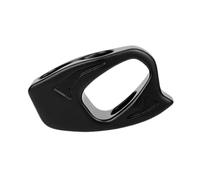 QUXVUIS Adjustable Climbing Rappelling Gear Fall Device Lightweight Rappelling Gear 9KN Rope Grab Holder Descent 8.9KN Rope Grab Aluminum Holder, Black, 6.3x2x3.4cm