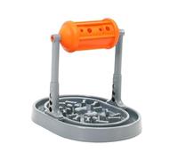 QUXVUIS Adjustable Height Puzzle Feeding Dishes For Dogs Increase Engagement While Supporting IQ Through Slow Feeding Puzzle Food Bowl Cats Dogs Dishes Station