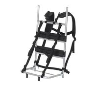 QUXVUIS Adjustable Straps On Heavy Duty Folding Mountain Camping Gear Ensuring Load Distribution During Outdoor Activities Heavy Duty Backpack Frame Aluminum Nylon Rucksack