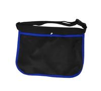 QUXVUIS Adjustable Waist Bag Tennis Ball Holder Lightweight Mesh Bag with Capacity for 8 Different Balls Table Tennis and Other Balls.Suitable for Training, Blue, 35x26cm