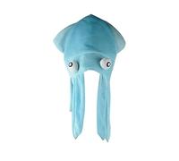 QUXVUIS Adults Favorite Squid Hat Soft And Versatile For Entertainment Venue Chic Octopuses Costume Kids Cute Jellyfish Hats Easy To Clean, blue