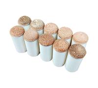 QUXVUIS Advantage Of Essential Billiard Accessory Featuring Easy To Snooker Tip Repair Cue Accessories Parts Package Contains 10pcs 12mm Billiard Pool Cue Tips, Brown, 12mm
