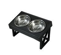 QUXVUIS Affordable Yet Durable Pets Bowl Dispenser With Water Bottle Set Budget Conscious Pet Owners Reducing Neck Burden. Stainless Steel Pet Slow Feeder