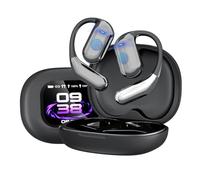 QUXVUIS AI Translation Headset Catering To Global Communication Needs High-precision Multi-language Translation Support, Black