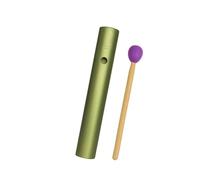 QUXVUIS Aluminum Alloy Wah Tube Musical Low Pitch Versatile Multi Function Instrument For Families Engaging In Music Professional Percussion Learning Tool With Mallet, green