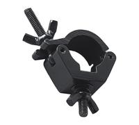 QUXVUIS Aluminum Stage Light Clamps For Swivel Practical Solution Convenient And Safe For All DJ Stage Needs And Requirements Heavy Duty Swivel Clamp Aluminum DJ Light Clamp, Black, 30mm 30-36mm