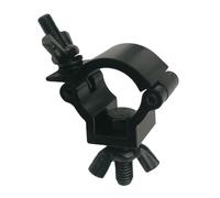 QUXVUIS Aluminum Stage Light Clamps For Swivel Practical Solution Convenient And Safe For All DJ Stage Needs And Requirements Heavy Duty Swivel Clamp Aluminum DJ Light Clamp, Black, 20mm 24-26mm