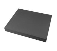 QUXVUIS Anti Slip Yoga Mat Cushion For Hands Knees Essential Equipment For Dance Gym Strength Training Easy To Maintain Exercise Yoga Mat Floor Nonslip Pilate Extra Wide, black, 40x33x5cm