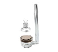 QUXVUIS Aquarium Carbon Oxygen Diffuser More Effectively Maintains Water In Aquatic Habitats Sturdy QuietThe Fish Tank Bubble Diffuser Is Able To Produce Many Tiny Bubbles, Clear, 20x70mm