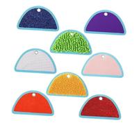 QUXVUIS Assorted Textured Sensory Tiles Rug Offers Educational Play Experience For Kids Encouraging Sensory Growth Room Equipment Play Tactile Rug For Kids