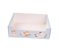 QUXVUIS Assured Cat Litter Tray Disposable Cat Litter Boxes Tray Kitten Potty Open Cats Box Safe Option Available Kitty Waterproof Travel Toilet