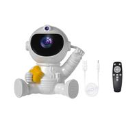 QUXVUIS Astronaut Star Projector Relaxing Atmosphere Anytime Anywhere When Open LED Night Light Starry Sky Projector Bedroom