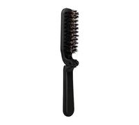QUXVUIS Barber Grooming Beard Brushes Gift For Distinguished Men Easy To Carry Compact Sizes Giving Irresistibly Handsome Look Small Travel Beard Brush Foldable Black Stylish