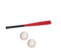 QUXVUIS Baseballs For Kids Training Fun Activity Creative Baseball Bats Balls Set For Children Enjoyable Indoor Outdoor Play Creative Baseball Bats Balls Set Kids Children, red, 64cm