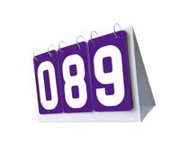 QUXVUIS Basketball Soccer Flip Number Score Board Easy To Store Compact Lightweight Portable At Various Sports Events Scorekeeper Table Tennis Volleyball Baseball