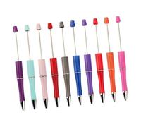 QUXVUIS Beadable Pens Smooth Writing Assorted Colors Journaling Crafting And Office Tasks Printable Writing Business Student Pen Travel Creative Bead Pens Ballpoint Pen Bible