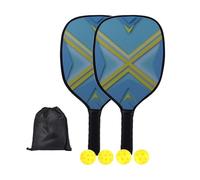 QUXVUIS Beginner Pickleball Rackets and 4 Balls Set with Easy Transport Bag Designed for All Ages and Skill Levels Adults Pickleball Racquets Professional Training