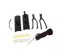 QUXVUIS Bicycle Hoist Garage Storage Ceiling Mount Lift Hoist Conveniently Organizes Gear While Optimizing Garage Space Effectively Mountain Bike Ceiling Mount Lift Hanger