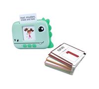 QUXVUIS Bilingual English Early Education Card Reader Engages Children With Interactive Features Language Learning Children Educational Toddlers Toy Reading Machine