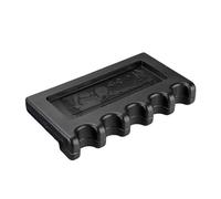 QUXVUIS Billiard Pool Cue Holder Easy Install Accessories For Enthusiasts Wanting for Creative Ways To Display Cues Billiard Cue Holder Rack Portable Nonslip, Weighted Anti Slip, 19.5x11x3.4cm