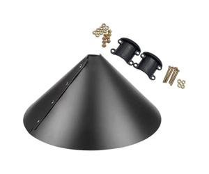 QUXVUIS Bird Feeder Squirrelproof Baffle For Pole Lightweight Smooth Easy To Clean Protects Squirrels Raccoons Squirrel Baffle Wrap Guards Outside Pole Mount Wrap Around Squirrel Bird House Guards