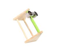 QUXVUIS Bird Perch Stand Playstand Pet Bird Play Parrots Playground Lightweight Play Center With Stainless Steel Cup Feeding Activity Center Portable Indoor