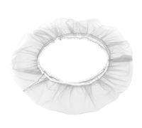 QUXVUIS Birdcage Cover Mesh Catcher Cage Skirt Soft Breathable Ventilated Washable Household Feeding Guard Protector, White&S
