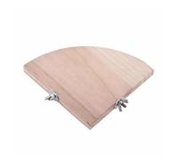 QUXVUIS Biting-Resistant Bird Perch Platforms - Ideal For Your y Friends Resistant To Biting Wood Pet Station Board, 17 * 17cm