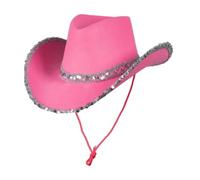 QUXVUIS Bold Cowboy Hat Dynamic Wedding Cowboy Hat For Women Party Attention Grabbing Floppy Wide Brim Hats Unique Engagement Accessories Floppy Wide Brim Western Cow Boy Hats
