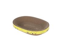 QUXVUIS Bowl Shaped Cat Scratching Board Furniture Protector Supplies Providing Cats Cozy Space To Easy To Attract Cats Attention For Fun And Rest. Bowl Shaped Plate Cat Scratcher Is With Adopts