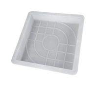 QUXVUIS Brick Tooling Garden Cement Tooling Sturdy Stepping Stone Solutions DIY Nature Lovers Creating Aesthetic Gardens Stepping Stone Garden Cement Brick Patio