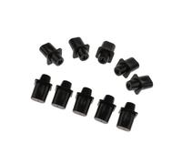 QUXVUIS Bundle of 10 Black Toggle Switch Tips Knobs Cap for Electric Guitar