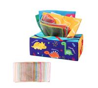 QUXVUIS Busy Pull Tissues Fun Rub Toys Interactive Sensory Developmental Tissue Box Colorful Early Learning Encouragement Kids Early Learning Dance Scarf Interactive Toys , 20 silk 3