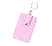 QUXVUIS Cards Safe and Accessible Anywhere Go Universal Size Unisex Colors Portable ID Card Holder Bus Card Cover Case Unique, Pink