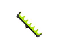 QUXVUIS Carp Fishing Pole Rest Head Soft Padded Slot Protects Fishing Poles Scratching While Keeping Neatly Organized Rod Holders for Garage Boat Bank, 5 Hole 312mm
