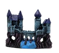 QUXVUIS Castle Aquarium Decoration Realistic Castle Expertly Crafted Resin Meets Durability Requirements For Aquariums Fish Tank Decor Accessories Saltwater Fish Tanks, Style B
