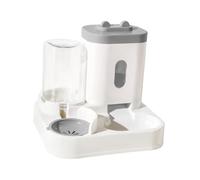 QUXVUIS Cat Feeding Feeder Indoor Cats Feeding Bowl Incorporating Advanced Slope And Large Capacity For Easy Automatic Water Fountain Bowl For Pets, gray, 28x25x26cm