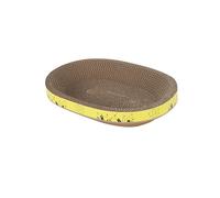 QUXVUIS Cat Interactive Toys Kitten Crafted For Comfort Combining Fun Features With Essential Cat Claw Care Solutions Corrugated Pet Scratch Pads Bowl Shaped Plate