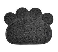 QUXVUIS Cat Litter Mat for Ultimate Litter Trapping Solution For Furry Friend No Displacement Cat Trapping Mat Box, Black