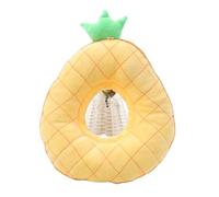 QUXVUIS Cat Neck Cone Elizabethan Collars Adjustable Cover Recovery Collar Protective Circle Breathable Kitten Cones, Pineapple Pattern, M