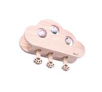 QUXVUIS Cat Scratching Ball Supports Healthy Play Merging Fun And Interactive Playtime Enhancing Cat Owner Relationships Hit Gophers Toys Five Holes Pet Training