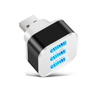 QUXVUIS Charger USB Hub 3 Ports Charging Expander with LED Indicator 1000mA Splitter Adapter Office Replacement Tablet, 1PC