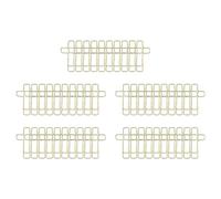 QUXVUIS Charming Cross Shaped Bookmarks Metal Clips Students And Office Fun Way To Pages Organized Boring Work And Study Time Amusing. Small Paper Clips School Supplies Binder, Golden, 2x3.4cm